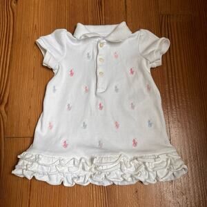 Polo by Ralph Lauren White Kids Casual Dress